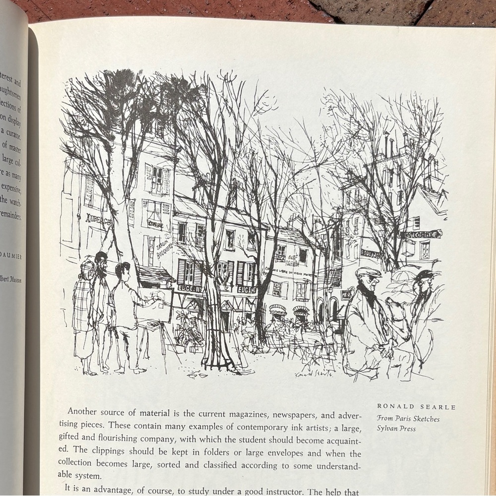 1957 Ink Drawing Techniques Henry C Pitz Rust Illustrations Sketch Artist Art - Picture 7 of 15